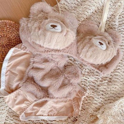 Set Lencería Osito braileire